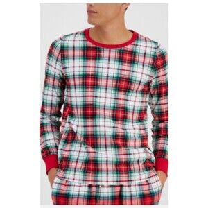 Men's Holiday Lane PJ Top From Macy's Size M Winterton Plaid